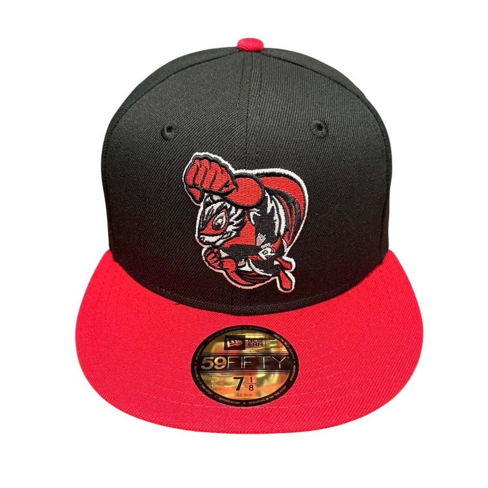 Richmond Flying Squirrels Marvel x Minor League New Era 59FIFTY 7 1/8 Black/Red
